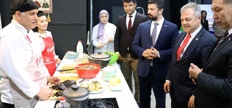 Kırgızistan'da televizyon kanalında Türk yemekleri tanıtıldı