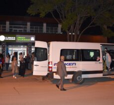 Kırıkkale'de misafir edilen depremzedeler oy kullanmak için memleketlerine gitti