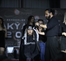 Kırklareli'nde berber ve kuaförler en iyi saç kesimi ve tasarımı için yarıştı