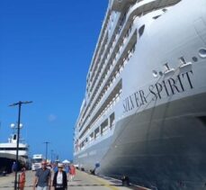 Lüks yolcu gemisi “Silver Spirit” ile Bodrum'a 564 turist geldi