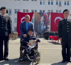 Ordu'da engelliler bir günlük temsili askerlik yaptı