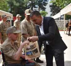 Siirt'te engelliler bir günlük temsili askerlik yaptı