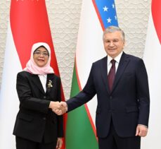 Singapur Cumhurbaşkanı Halime Yakub Özbekistan’da temaslarına başladı