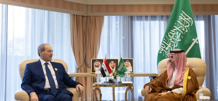 Suudi Arabistan ile Suriye dışişleri bakanları iki ülkeyi ilgilendiren konuları görüştü