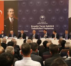 Tarım ve Orman Bakanı Kirişci, Kırşehir'de tarım sektörü temsilcileriyle buluştu: