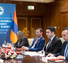 TBMM Başkanı Şentop, Ermenistan Parlamento Başkanı Simonyan ile görüştü: