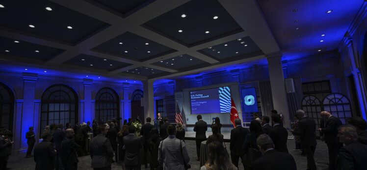 Türk ve ABD iş dünyası ABD-Türkiye İş Konseyi'nin resepsiyonunda bir araya geldi