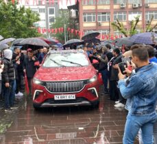 Türkiye'nin yerli otomobili Togg Bartın'da tanıtıldı