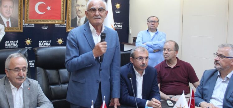 AK Parti Genel Başkan Yardımcısı Yılmaz, Samsun’da bayramlaşma programına katıldı