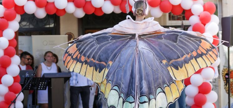 Antalya'nın endemik kelebekleri kostümlere esin kaynağı oldu