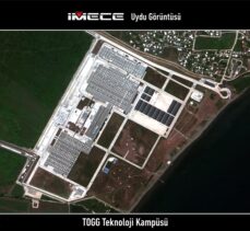 Bakan Kacır, İMECE uydusunun Togg Teknoloji Kampüsü'nden aldığı bir fotoğrafı paylaştı