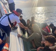 Bodrum ve Datça açıklarında 46 düzensiz göçmen kurtarıldı