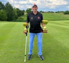 Engelliler Golf Milli Takımı'nda Mehmet Kazan, Çekya'da iki kupa birden kazandı