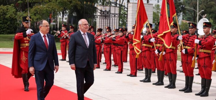 Estonya Cumhurbaşkanı Karis, Arnavutluk'u ziyaret etti