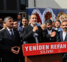 Fatih Erbakan, partisinin Silivri İlçe Teşkilatı binasının açılışına katıldı: