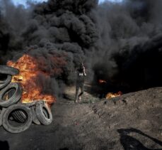 İsrail güçlerinin Batı Şeria'da 5 Filistinliyi öldürmesi Gazze'de protesto edildi