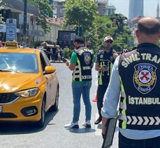 İstanbul'da taksicilere yönelik denetim yapıldı