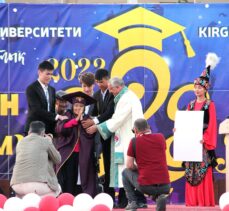 Kırgızistan-Türkiye Manas Üniversitesi'nde mezuniyet töreni düzenlendi
