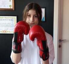 Milli kick boksçu Havvanur Velioğlu'nun yeni hedefi gençlerde dünya şampiyonluğu