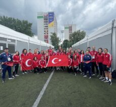 Polonya'da milli sporcular Avrupa Oyunları Köyü'nde bayramlaştı