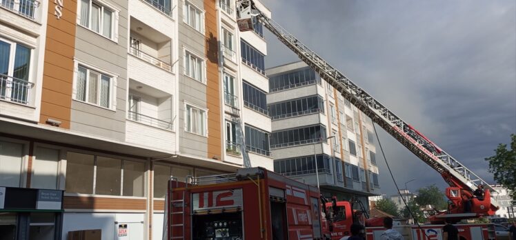 Samsun'da evde çıkan yangın hasara neden oldu
