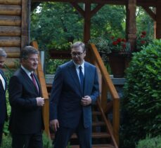 Sırbistan Cumhurbaşkanı Vucic, AB ve ABD Özel Temsilcilerini kabul etti