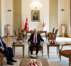 TBMM Başkanı Kurtulmuş, Cumhurbaşkanı Yardımcısı Cevdet Yılmaz ile görüştü