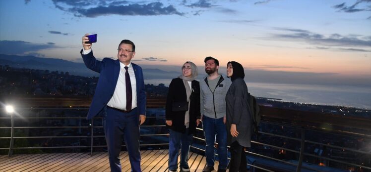 Trabzon'daki Boztepe Seyir Terası ve Yürüyüş Yolu 300 bini aşkın ziyaretçiyi ağırladı