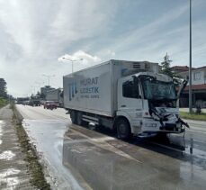 Trafik kazası nedeniyle tek yönlü kapanan Samsun-Ordu yolu açıldı