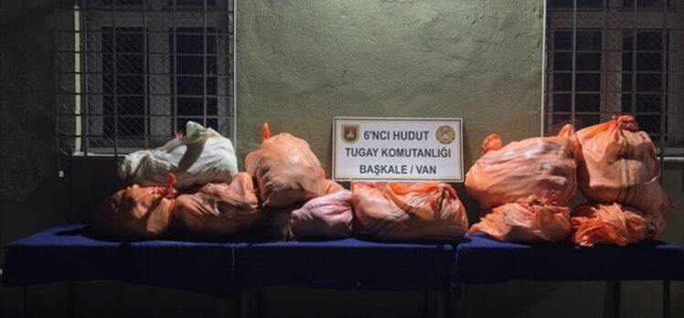Van sınır hattında 340,5 kilogram uyuşturucu ele geçirildi