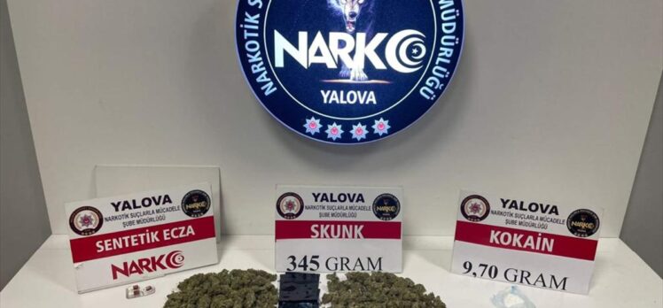 Yalova'da uyuşturucu operasyonlarında yakalanan 10 şüpheliden 4'ü tutuklandı