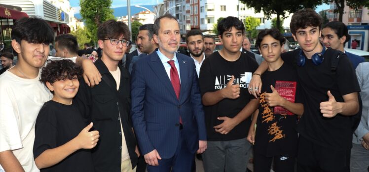 Yeniden Refah Partisi Genel Başkanı Erbakan, Karabük'te konuştu: