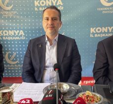Yeniden Refah Partisi Genel Başkanı Erbakan, Konya'da konuştu: