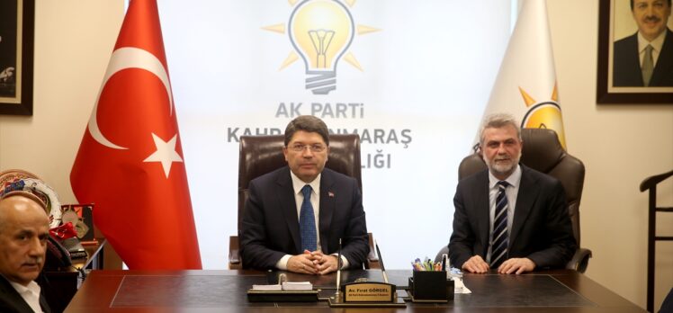 Adalet Bakanı Tunç, AK Parti Kahramanmaraş İl Başkanlığında konuştu: