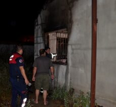 Aydın'da bir ev yandı