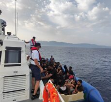 Bodrum ve Datça açıklarında 33 düzensiz göçmen kurtarıldı