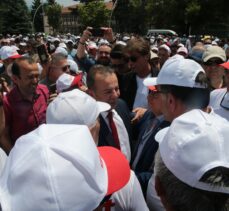 Bolu Belediye Başkanı Tanju Özcan “Adalet ve Değişim Yürüyüşü”ne başladı: