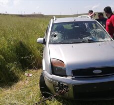 Bolu'da otomobilin çarptığı çitin parçası vücuduna saplanan sürücü ağır yaralandı