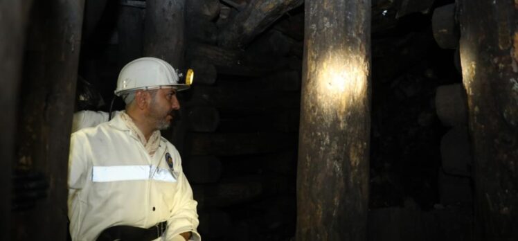 Çalışma ve Sosyal Güvenlik Bakan Yardımcısı Aydın, maden ocağına indi