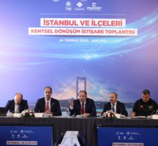 Çevre, Şehircilik ve İklim Değişikliği Bakanlığınca “İstanbul'un dönüşümü” toplantılarının ilki yapıldı