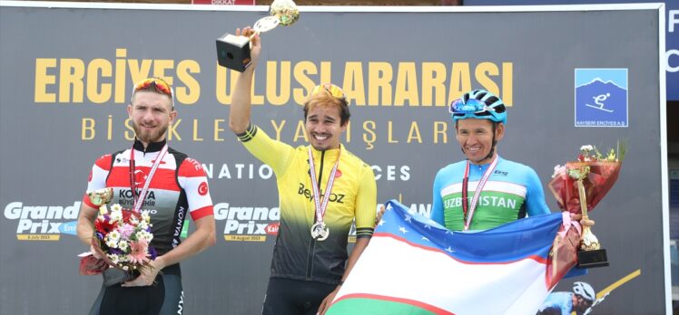 Erciyes Uluslararası Yol ve Dağ Bisikleti Yarışları'nın ilk etabı tamamlandı