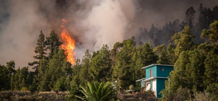 İspanya'nın La Palma Adası'nda çıkan orman yangını nedeniyle en az 4 bin kişi tahliye edildi