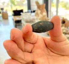 İzmir'deki Yeşilova Höyüğü kazısında yaklaşık 8 bin yıllık “sayı taşı” bulundu