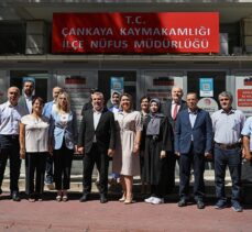 ÖSYM Başkanı Ersoy, “KPSS mesaisi” yapan Çankaya İlçe Emniyet ve Nüfus Müdürlüklerini ziyaret etti: