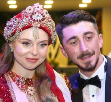 Polonyalı geline Amasya'da Türk usulü düğün