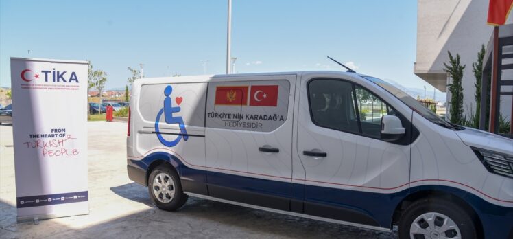 TİKA'dan Karadağ'da engellilerin ulaşımına destek