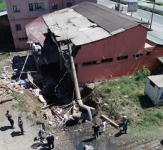 GÜNCELLEME – Trabzon'da endüstriyel temizlik tesisindeki patlamada 1 kişi öldü