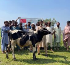 Türk yardım kuruluşları Pakistan'da 100 binin üzerinde aileye kurban eti dağıttı