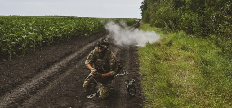 Ukrayna ordusu Donetsk bölgesinde mayın temizleme çalışmalarını sürdürüyor