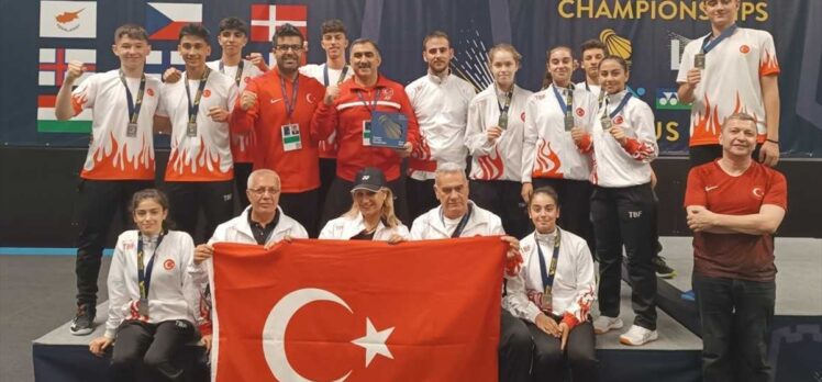 17 Yaş Altı Badminton Milli Takımı, Avrupa ikincisi oldu